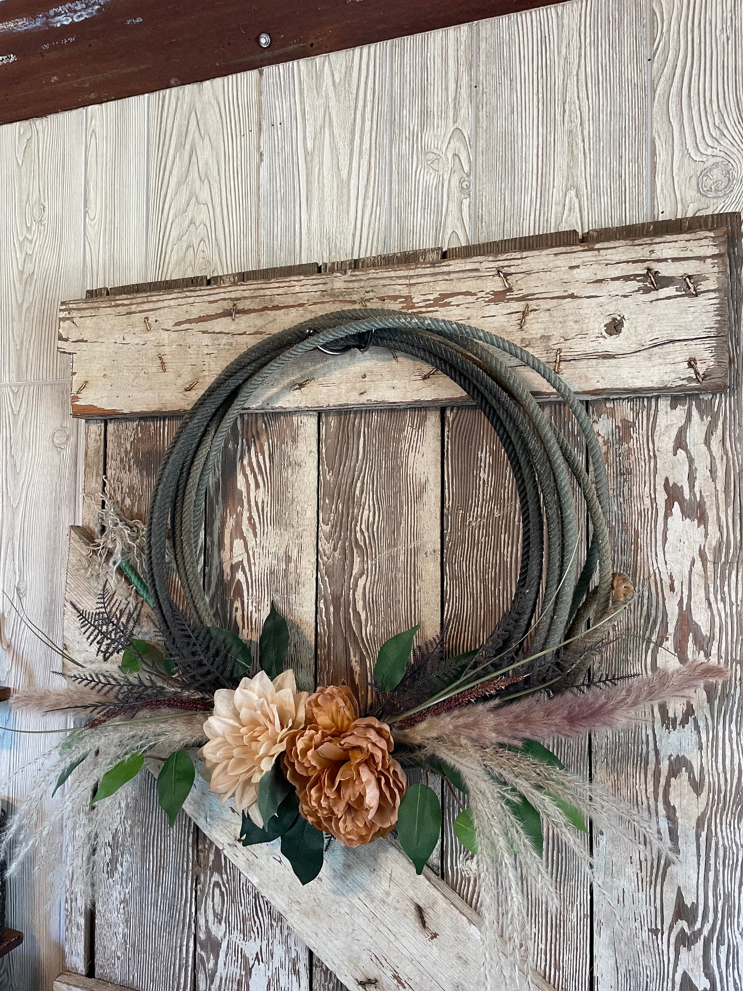 Rustic Western Lariat Rope Wreath