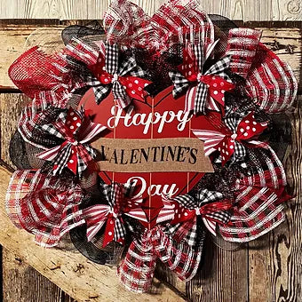 Happy Valentine’s Day Wreath